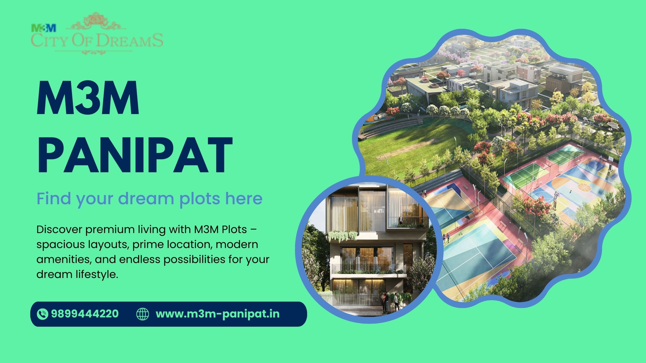 M3M Panipat Plots | Luxury Living in Haryana’s Prime Township