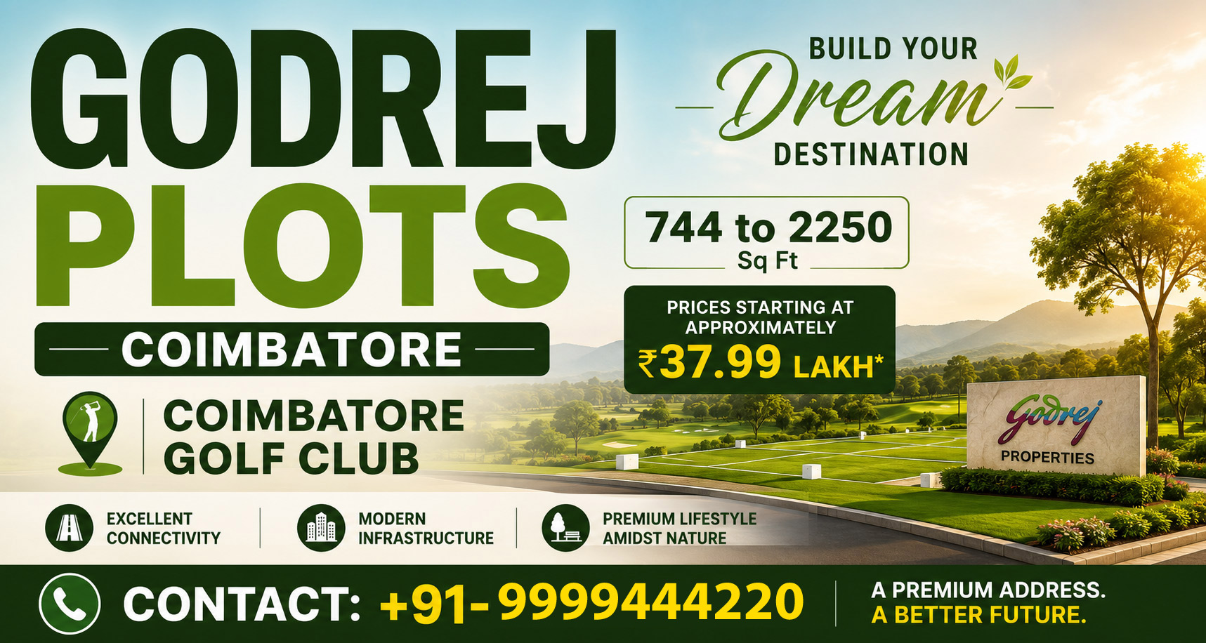 Where is Godrej Properties Chettipalayam located?
